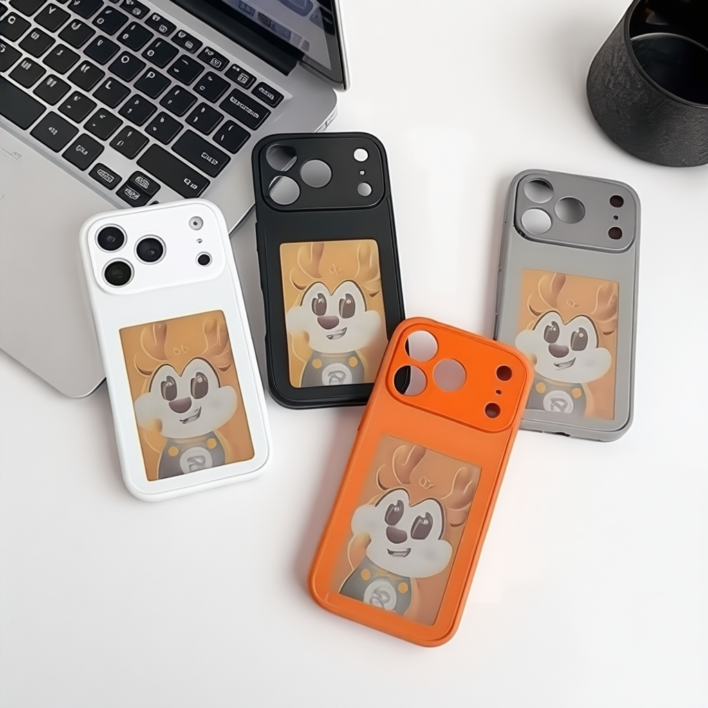NFC E-Ink Display Phone Case for iPhone 13-17 Series