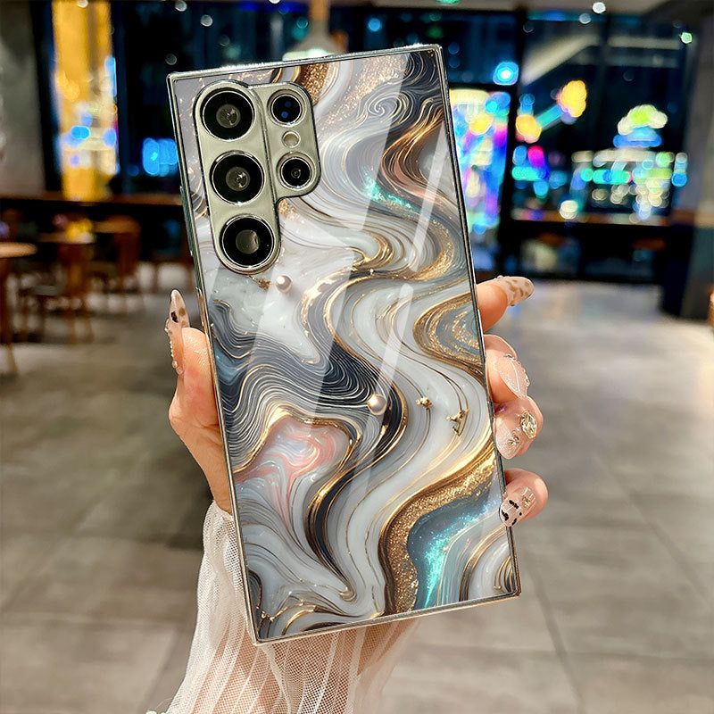 Samsung Galaxy Electroplated Glass Phone Case