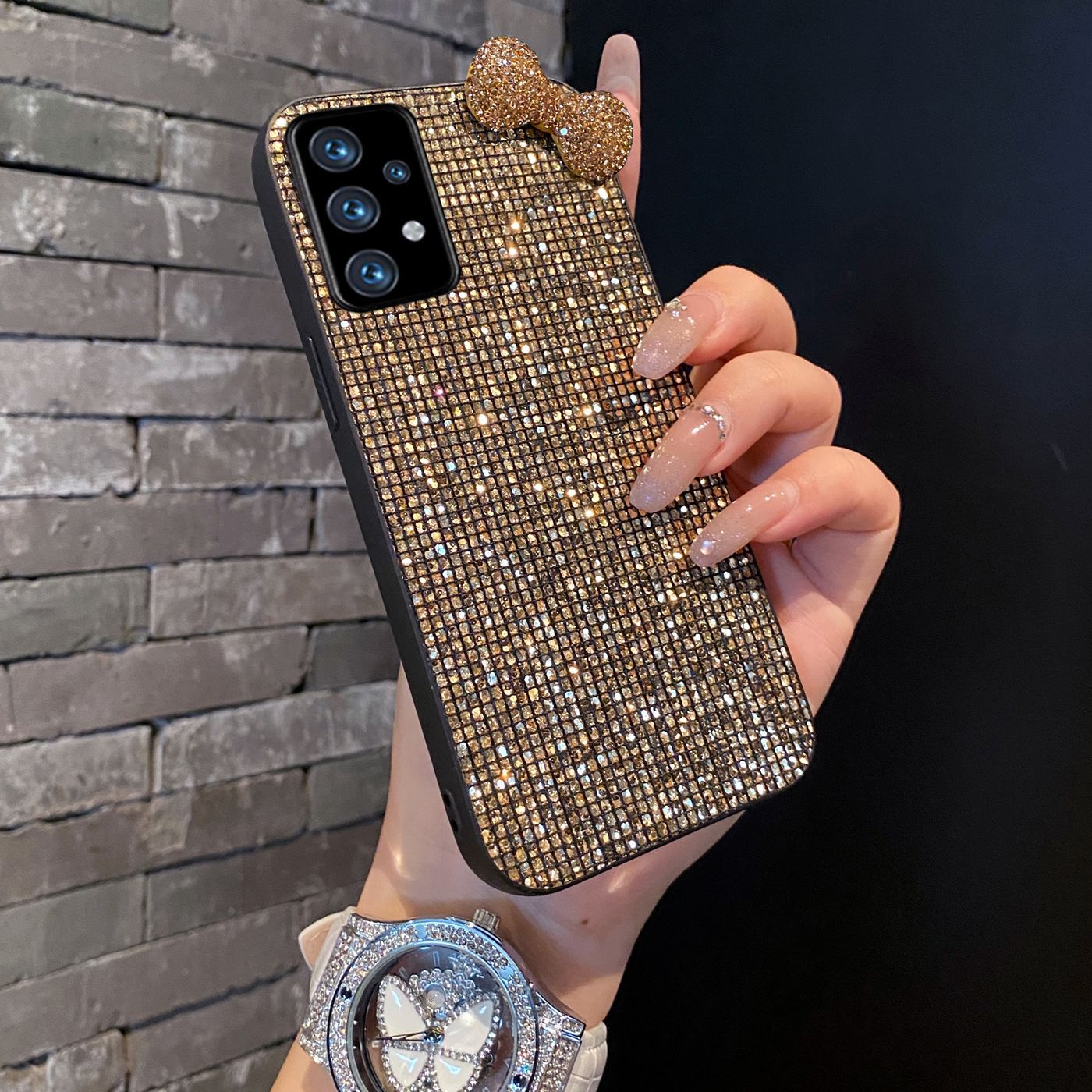 Samsung Glitter Diamond Pattern TPU Phone Case