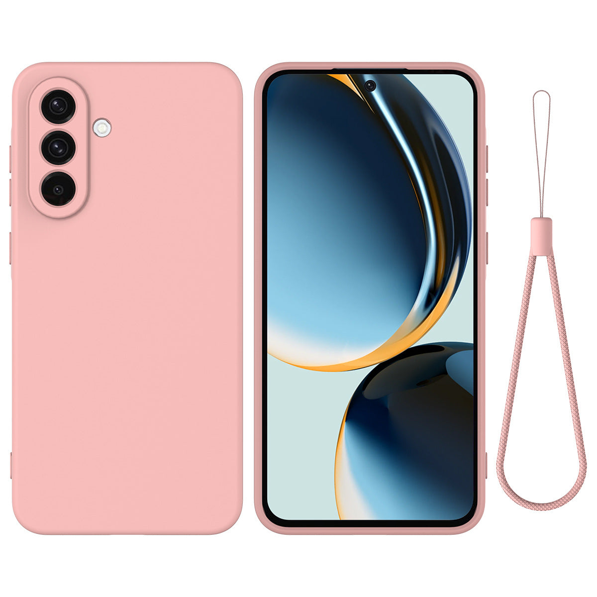 Samsung Silicone Phone Case with Lanyard