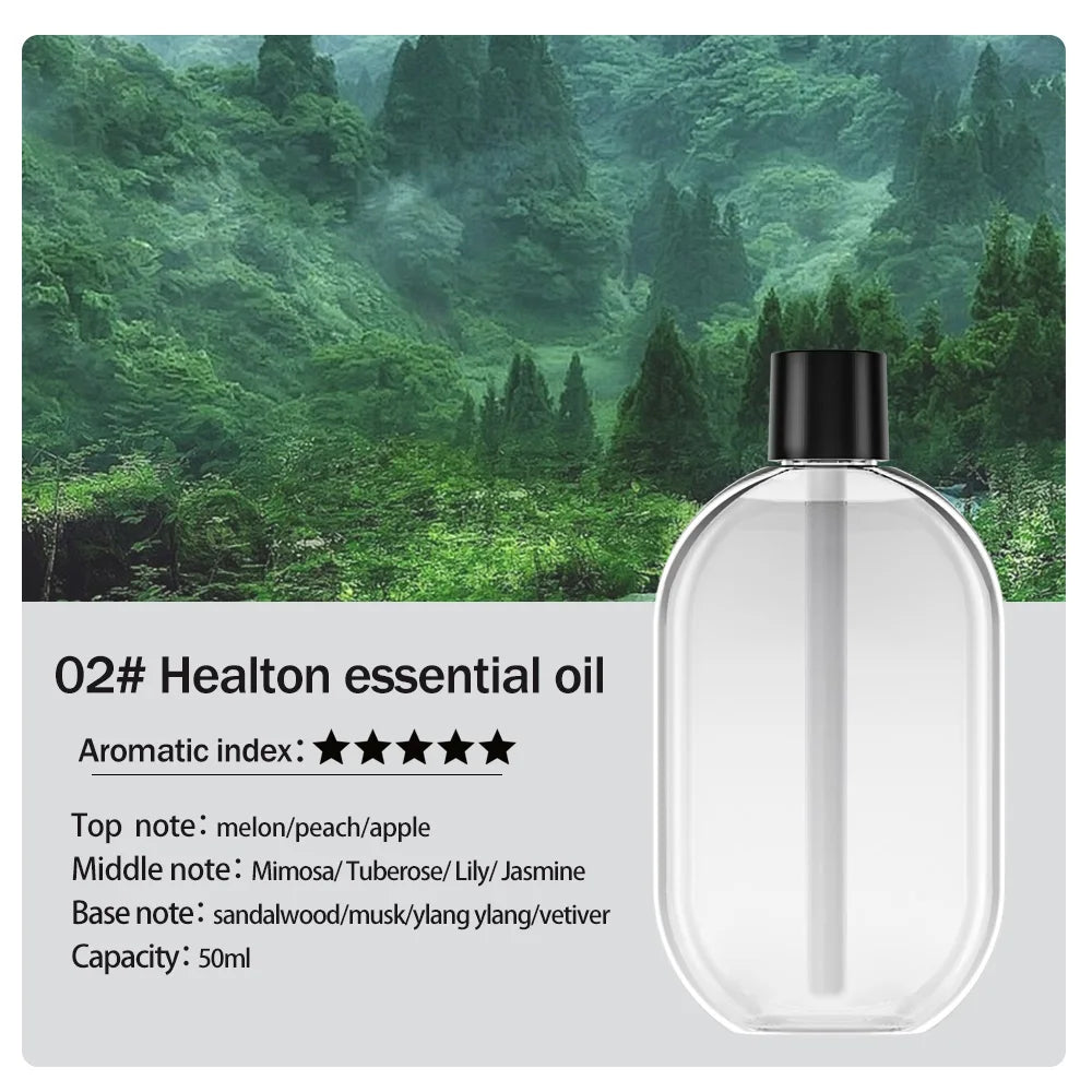 Rechargeable Portable Aroma Diffuser Essential Oil Aromatherapy Machine Timed Air Freshener to Remove Odors 5 Modes Timed Spray