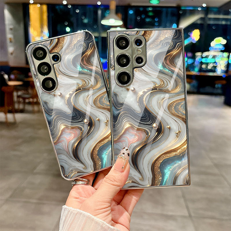 Samsung Galaxy Electroplated Glass Phone Case