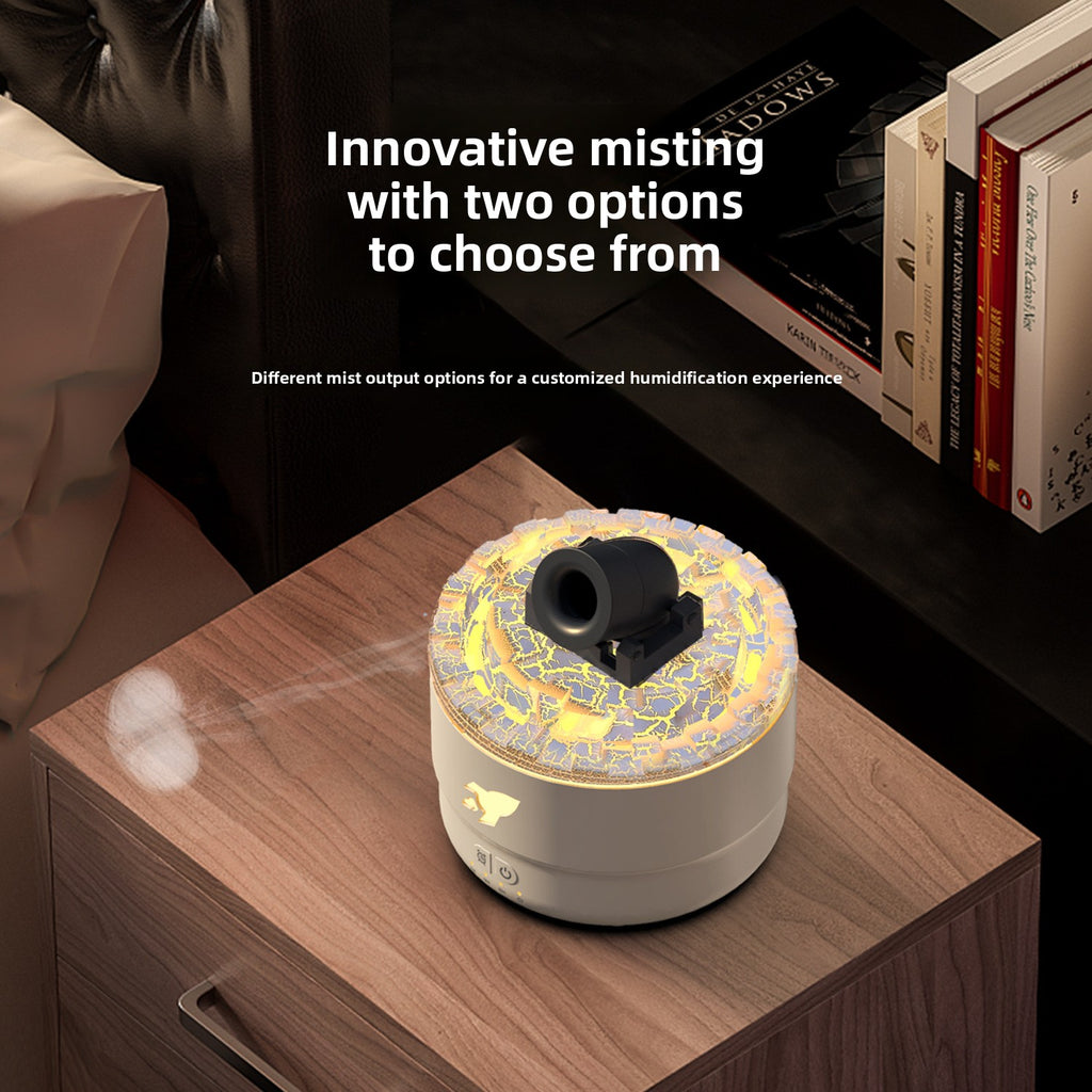 Simulated Flame Aroma Diffuser with Colorful Light